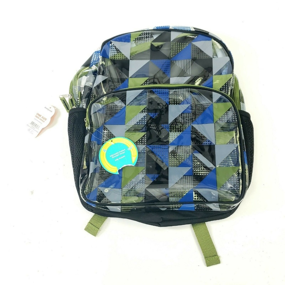 Backpack Clear Geometric Triangle Festival Concert